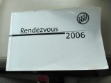 2006 Buick Rendezvous CX Books/Manuals