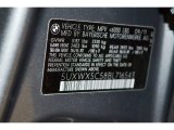 2011 BMW X3 xDrive 28i Info Tag