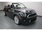 2013 Midnight Black Metallic Mini Cooper S Convertible Highgate Package #77761950