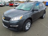 Cyber Gray Metallic Chevrolet Traverse in 2013