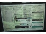 2013 BMW 7 Series 750i Sedan Window Sticker