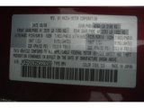 2009 CX-7 Color Code for Copper Red Mica - Color Code: 32V