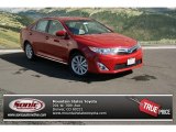 2013 Barcelona Red Metallic Toyota Camry Hybrid XLE #77761477