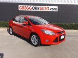 2012 Race Red Ford Focus SEL Sedan #77761917