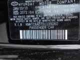2013 Veloster Color Code for Ultra Black - Color Code: MZH
