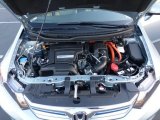 2012 Honda Civic Hybrid-L Sedan 1.5 Liter SOHC 8-Valve i-VTEC 4 Cylinder Gasoline/Electric Hybrid Engine