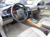 2009 Audi A6 3.0T quattro Sedan Cardamom Beige Interior