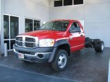 Flame Red Dodge Ram 4500 HD in 2008