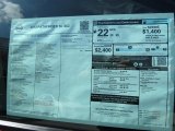 2013 Nissan Pathfinder SL Window Sticker