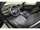 2010 BMW 5 Series 528i Sedan Black Interior
