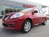 2013 Red Brick Nissan Versa 1.6 SL Sedan #77761848