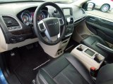 2012 Chrysler Town & Country Touring - L Black/Light Graystone Interior