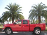 2005 Flame Red Dodge Ram 1500 SLT Quad Cab #745371