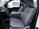 2013 Ford F150 XL Regular Cab 4x4 Steel Gray Interior