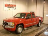 2006 Fire Red GMC Sierra 1500 SLE Extended Cab 4x4 #77820148