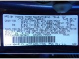 2012 Tacoma Color Code for Nautical Blue Metallic - Color Code: 8S6