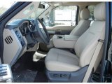 2013 Ford F250 Super Duty Lariat Crew Cab Adobe Interior