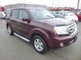 2009 Dark Cherry Pearl Honda Pilot EX-L 4WD #77820111