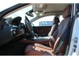 2013 BMW 6 Series 640i Gran Coupe Front Seat