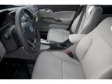 2013 Honda Civic HF Sedan Gray Interior