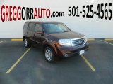 2013 Dark Cherry Pearl Honda Pilot EX-L #77819646