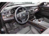 2012 BMW 7 Series 750i xDrive Sedan Black Interior