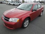 2009 Inferno Red Crystal Pearl Dodge Avenger SXT #77819920
