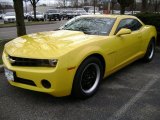 2013 Rally Yellow Chevrolet Camaro LS Coupe #77819130