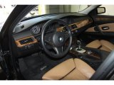 2008 BMW 5 Series 535i Sedan Natural Brown Interior