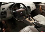 2004 BMW X3 3.0i Grey Interior