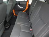 2013 Jeep Wrangler Unlimited Rubicon 4x4 Rear Seat
