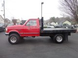 1997 Ford F350 XL Regular Cab 4x4 Stake Truck Exterior