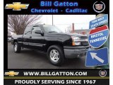 2004 Black Chevrolet Silverado 1500 Z71 Extended Cab 4x4 #77820024