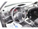 2009 Subaru Impreza WRX Sedan Carbon Black Interior