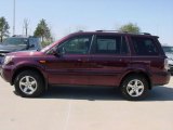 Dark Cherry Pearl Honda Pilot in 2008