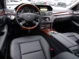 2010 Mercedes-Benz E 350 4Matic Sedan Black Interior