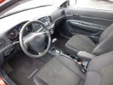 2010 Hyundai Accent GS 3 Door Black Interior
