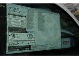 2013 Toyota Tacoma TX Pro Double Cab 4x4 Window Sticker
