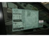 2013 Toyota Sienna XLE AWD Window Sticker