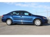 Tempest Blue Metallic Volkswagen Jetta in 2013
