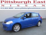 2011 Metallic Blue Nissan Versa 1.8 SL Hatchback #77924504