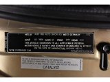 1983 Audi Coupe quattro Info Tag