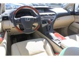 2010 Lexus RX 450h AWD Hybrid Parchment/Brown Walnut Interior
