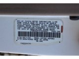 1996 LS Color Code for Diamond White Pearl - Color Code: 051