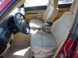 2003 Subaru Forester 2.5 X Beige Interior