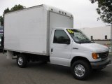 2006 Oxford White Ford E Series Cutaway E350 Commercial Moving Van #77961145