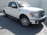 2013 White Platinum Metallic Tri-Coat Ford F150 Lariat SuperCab #77961389