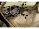 2007 BMW 7 Series 750Li Sedan Beige Interior