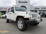 2010 Stone White Jeep Wrangler Unlimited Sahara 4x4 #77961378