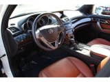 2010 Acura MDX Advance Umber Brown Interior